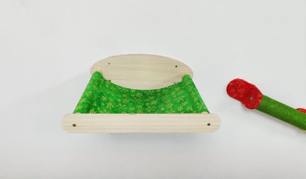 Wall-Mounted Cat Toy Wood Sisal Scratchers Set - Image 7