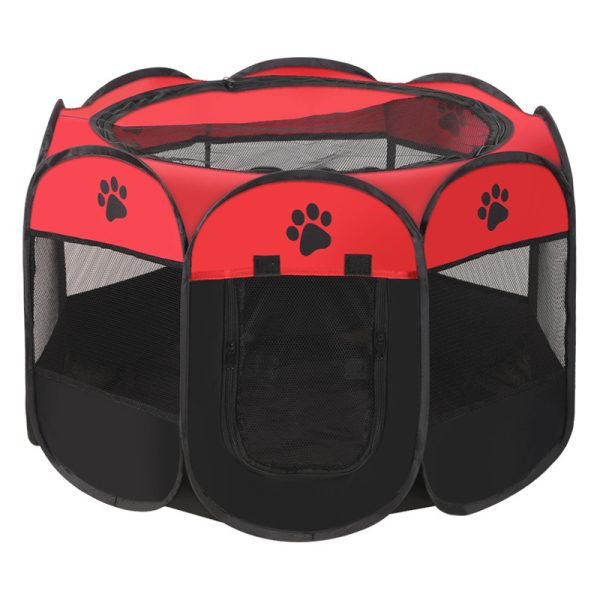Portable Foldable Cat Tent Cat House Portable Folding Outdoor Travel Pet Tent Cat/Dog Cage Easy Operation Large Cat/Dog Fences - Image 6
