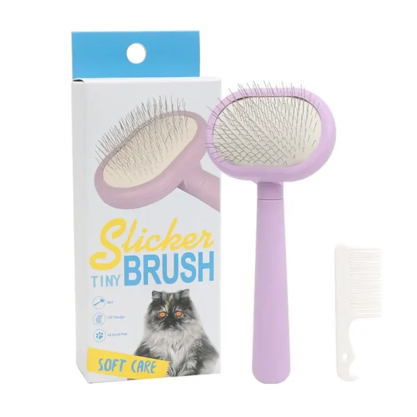 Pet Dog Brush Comb Shedding Hair Remove Needle Cat Combs Massage Grooming Tool For Dog Cats Pet Cleaning Supplies Accessories - Image 3
