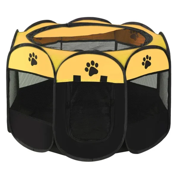 Portable Foldable Cat Tent Cat House Portable Folding Outdoor Travel Pet Tent Cat/Dog Cage Easy Operation Large Cat/Dog Fences - Image 4