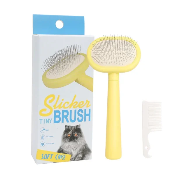 Pet Dog Brush Comb Shedding Hair Remove Needle Cat Combs Massage Grooming Tool For Dog Cats Pet Cleaning Supplies Accessories - Image 2