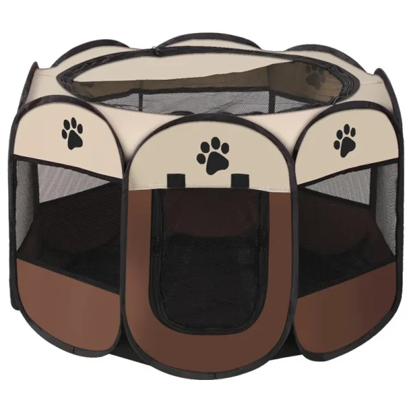 Portable Foldable Cat Tent Cat House Portable Folding Outdoor Travel Pet Tent Cat/Dog Cage Easy Operation Large Cat/Dog Fences - Image 3