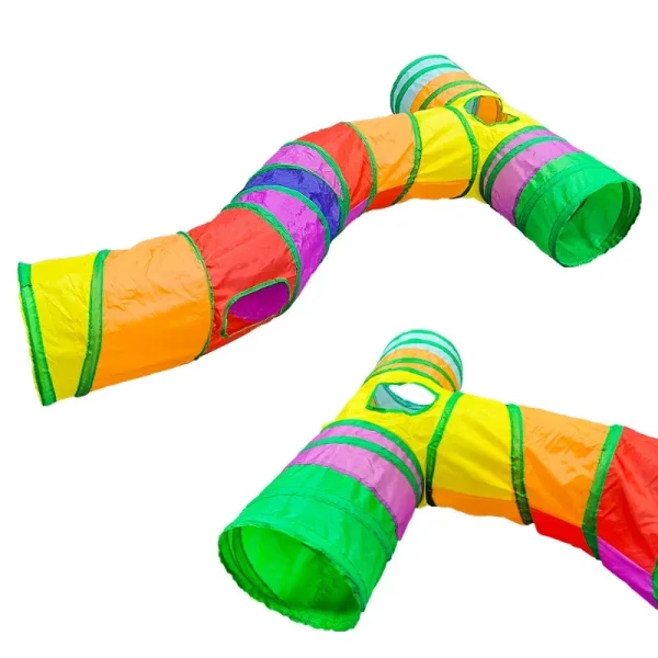 New Creative S Way T Way Cat Play Tunnels Foldable Indoor Pet Interactive Tunnel Tube for Kitten Exercise Supplies - Image 3