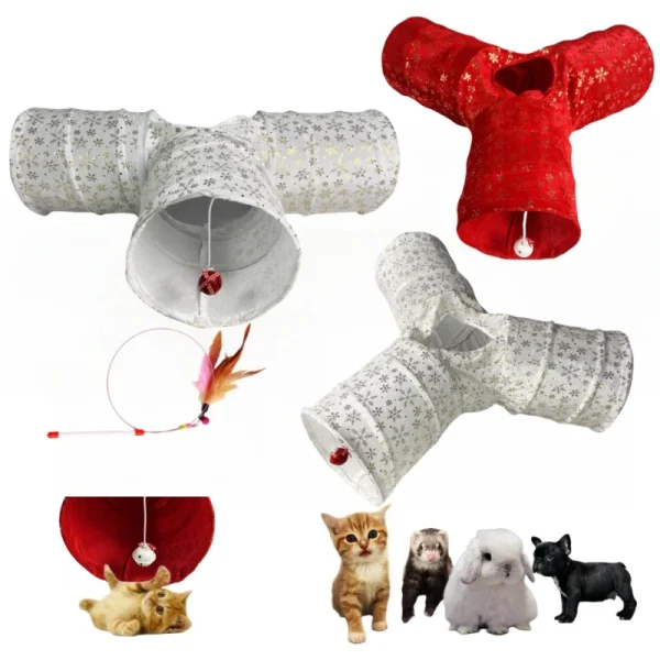 Cat Tunnel Cat Toy Christmas Decoration Toy For Cats