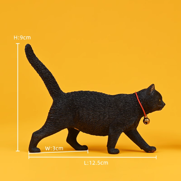 Customizable Resin Cat Garage Kit Statue Souvenir - Image 3