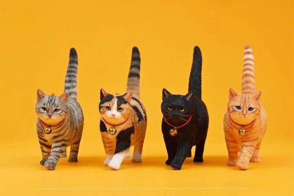 Customizable Resin Cat Garage Kit Statue Souvenir