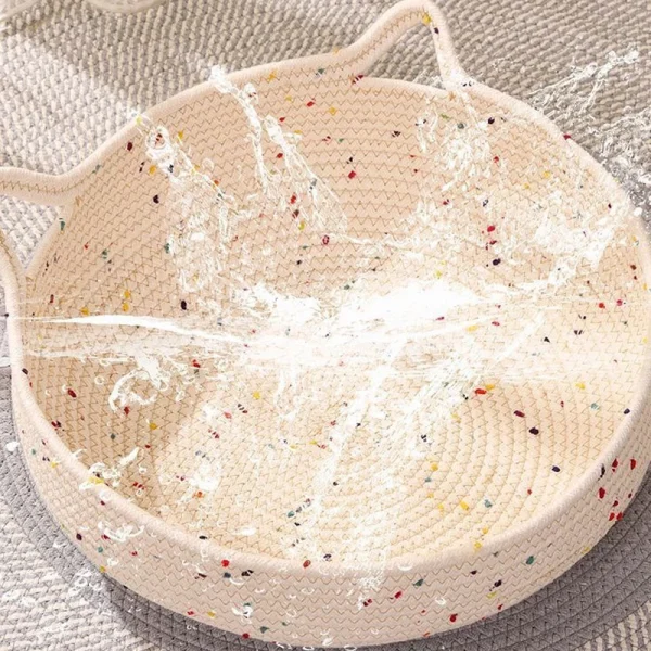 Four Seasons Cat Bed Woven Removable Upholstery Sleeping House Grinding Claws Dirty Resistant Washable Pet Supplies Accessories - Image 7