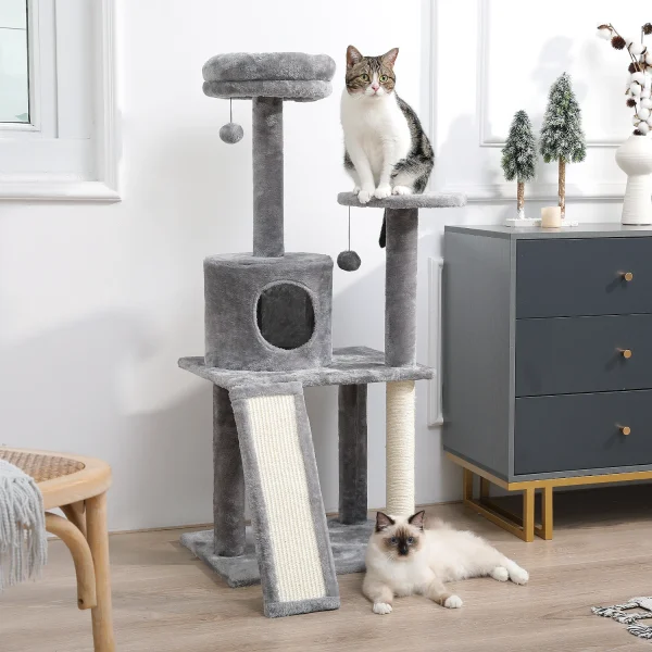 Domestic Delivery Multi-Level Cat Tree Tower Climb Furniture Scratching Post for Indoor House Pet Supplies Kitten Toy Cozy Condo - Image 4