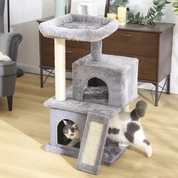 9 Kinds Domestic Delivery Cat Tree House Tower Condo Cat Scratching Post for Indoor Kitten Jumping Toy with Ladder Playing Tree - Image 6