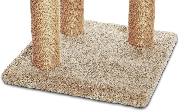 Cat Tree Indoor Climbing Activity Tower with Scratching Posts, Large, 17.7" x 45.9", Beige - Image 6